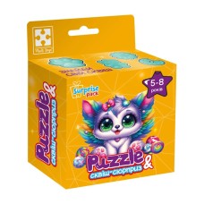 Пазли «Котеня з крилами» на 180 елементів з сюрпризом, у коробці 11,5х5, 5х14 см, ТМ Vladi Toys