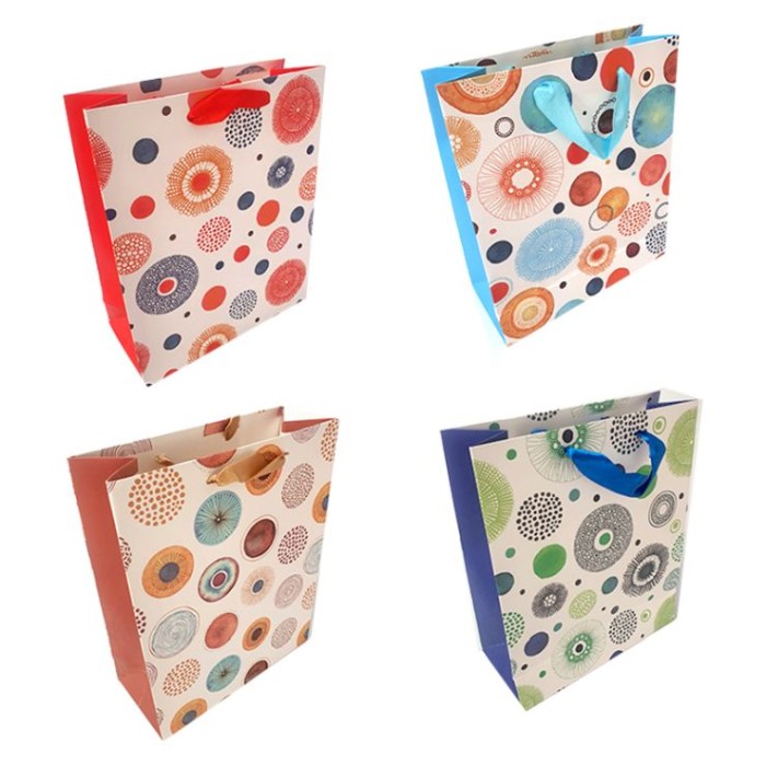 Пакет паперовий 26х32х10 см, в асортименті, TM Leader