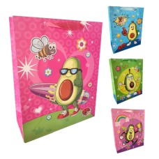 Пакет паперовий 18х24х8,5 см, в асортименті, TM Leader