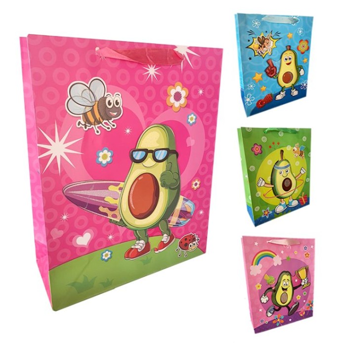 Пакет паперовий 18х24х8,5 см, в асортименті, TM Leader