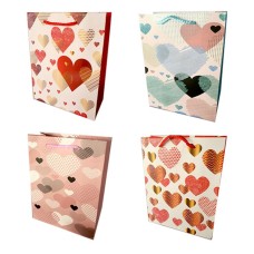 Пакет паперовий 26х32х10 см, в асортименті, TM Leader