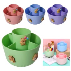 Органайзер для ручок 11х12 см на 5 відділів пластиковий, обертається, TM Leader