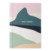 Канцелярська книга на 192 аркуші у клітинку з твердою ламінованою обкладинкою, №4451-8, в асортименті, ТМ Brisk