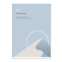 Канцелярська книга у клітинку на 96 аркушів на скобі з картонною обкладинкою, №4134-1,2, в асортименті, ТМ Gold Brisk