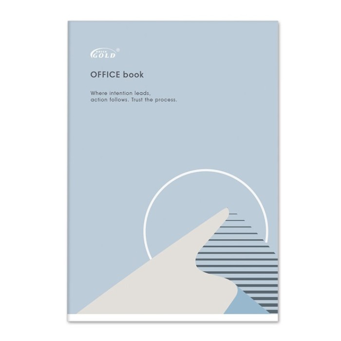 Канцелярська книга «Gold» у клітинку на 96 аркушів на скобі з картонною обкладинкою, №4134-1,2, в асортименті, ТМ Brisk