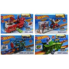 Ігровий набір «Пригоди в місті» з машинкою, в асортименті, у коробці, Hot Wheels