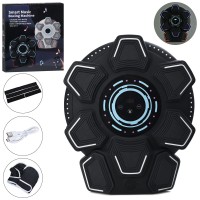 Боксерський набір зі сівілом та звуком: тренажер-мішень на 8 цілей 39х46,5х5,5 см на акумуляторі з електронним тамбло, у коробці 40х47х7 см