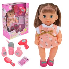 Лялька «Маленьке сонечко» 27 см музична з аксесуарами, на батарейці, у коробці 24х11х35 см