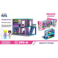 Конструктор «Магазин Краси» на 290 деталей з 2 фігурками, у коробці 37,5х6х25,5 см, IBLOCK JUNIOR