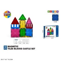 Конструктор магнітний на 10 деталей, у коробці 20,5х4х15,2 см