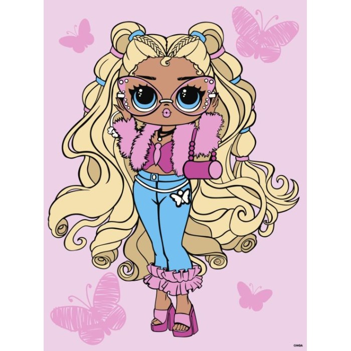 Картина за номерами «L.O.L. Surprise! Tweens Olivia Flutter» 30х40 см, ТМ Ідейка