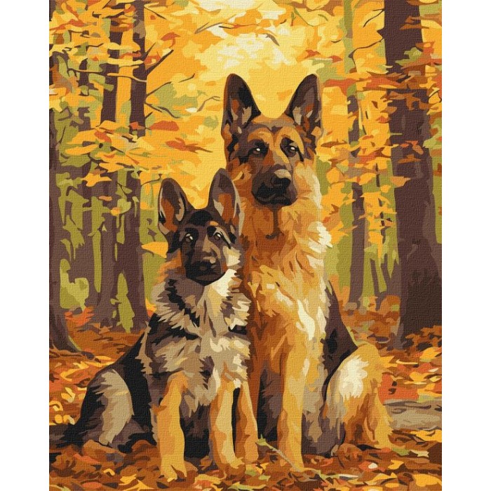 Картина за номерами «Лісові друзі» 40х50 см, ТМ Ідейка