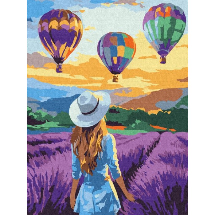 Картина за номерами «Лавандові пригоди» 30х40 см, ТМ Ідейка