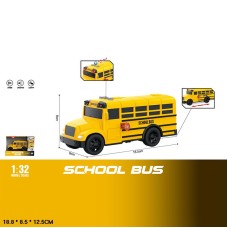 Автобус15,5 см із світлом та звуком, на батарейці, у коробці 18,8х8,5х12,5 см