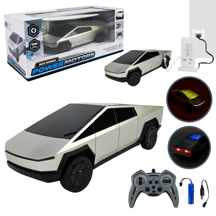 Машина «POWERMOTORS» р/к на акумуляторі зі світлом, звуком, парою, зарядкою та пультом, у коробці 46х20х20 см.