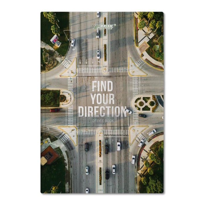 Канцелярська книга на 96 аркушів у клітинку з твердою палітуркою та картонною обкладинкою, №4455, в асортименті, ТМ Brisk