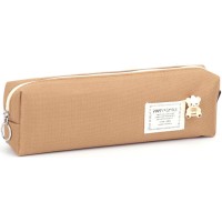 Пенал 21х4,5х6 см коричневий, ТМ Мандарин