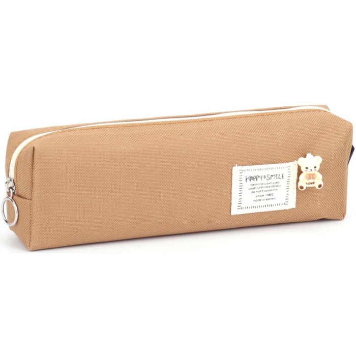 Пенал 21х4,5х6 см коричневий, ТМ Мандарин