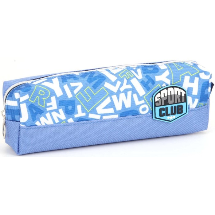 Пенал 21х4,5х6 см синій, ТМ Мандарин