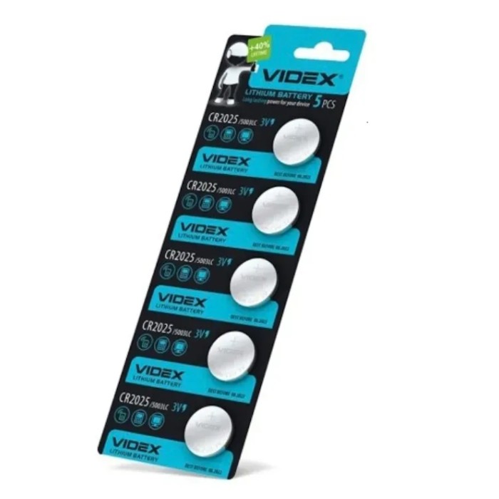 Батарейка «Videx» CR 2025 / 5 BL
