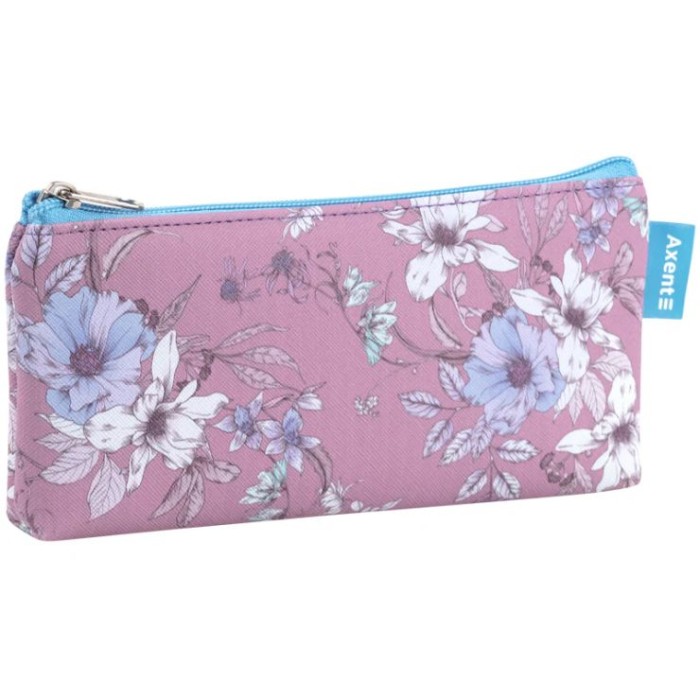 Пенал «Blue Elegance» 21х8х1,5 см, ТМ Axent