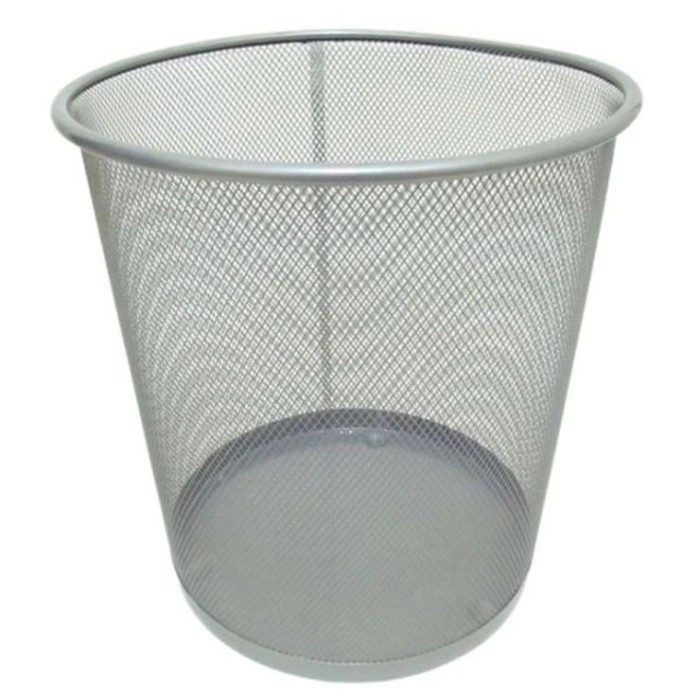 Кошик металевий 26х28 см сріблястий, ТМ J.Otten