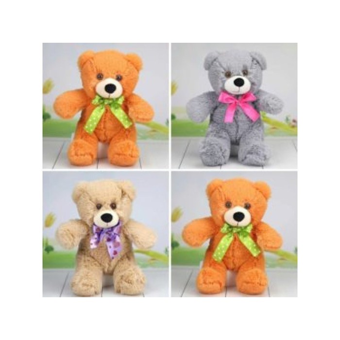 М`яка іграшка «Тедді 02/4» 37 см музична, в асортименті, ПП Копиця