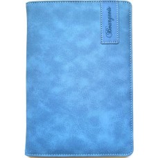 Блокнот А5 на 80 аркушів у клітинку з обкладинкою зі шкірзаму, ТМ Мандарин