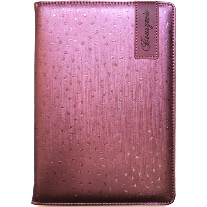 Блокнот А5 на 80 аркушів у клітинку з обкладинкою зі шкірзаму, ТМ Мандарин