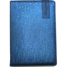 Блокнот А5 на 80 аркушів у клітинку з обкладинкою зі шкірзаму, ТМ Мандарин