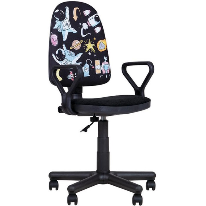 Крісло поворотне «Престиж» чорне, Новий Стиль