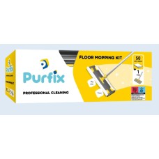 Набір для прибирання підлоги: вологі серветки та швабра, ТМ Purfix