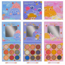 Дитяча косметика: палітра тіней та аплікатор, в асортименті, у коробці 10х13 см