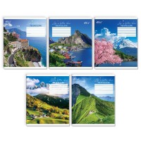 Зошит на 24 аркуші у лінію «Подорожуй», №3525, ТМ Gold Brisk