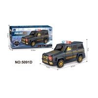 Машина «Поліція» 22,5 см зі світлом та звуком, на батарейіці, у коробці 22,8х11,2х10 см