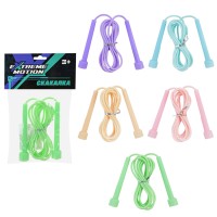 Скакалка 2,5 м, в асортименті, у пакеті 14х2х22 см