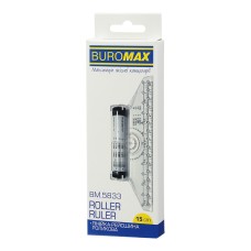 Лінійка-рейсшина роликова 15 см, ТМ Buromax