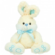 М`яка іграшка «Зайчик 004/7» 38 см, музична, ПП Копиця