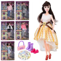 Лялька 30 см шарнірна з капелюхом, взуттям та сумкою, в асортименті, у коробці 22х32,5х6 см