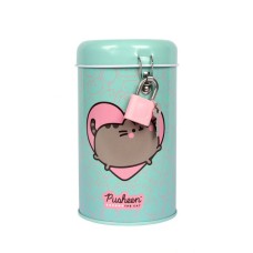 Скарбничка «Pusheen» 13х7,6 см кругла металева, ТМ Yes