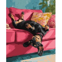 Картина за номерами «Диванне задоволення» 40х50 см, ТМ Ідейка