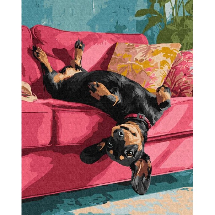 Картина за номерами «Диванне задоволення» 40х50 см, ТМ Ідейка