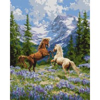 Картина за номерами «Вільна пара у лісі» 40х50 см, ТМ Ідейка