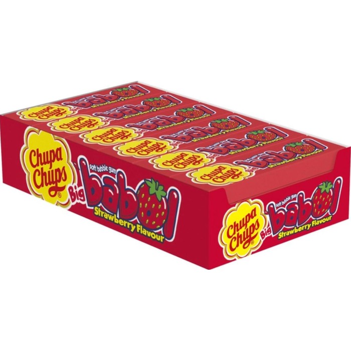 Жуйка «Big Babol Strawberry» 27,6 г, ТМ Chupa Chups