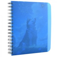 Зошит з роздільниками «Husky» А5 на 144 аркуші у клітинку з пластиковою обкладинкою на спіралі збоку, ТМ Yes