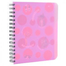 Зошит з роздільниками « Let's be» А5 на 144 аркуші у клітинку з пластиковою обкладинкою на спіралі збоку, ТМ Yes