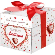 Цукерки «Любімов» 208 г молочний шоколад, у коробці, ТМ Міленіум