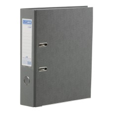 Папка-реєстратор «LUX» А4 одностороння збірна 70 мм PP, сіра, JOBMAX