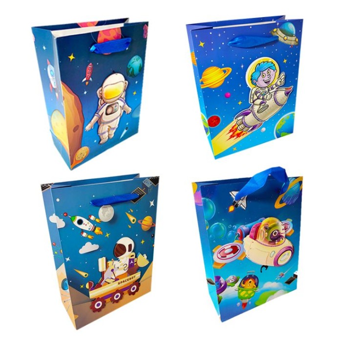 Пакет паперовий 31х12х41 см, в асортименті, TM Leader