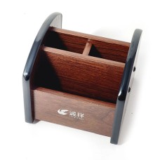 Органайзер для приладдя 11х11х11 см дерев'яний на 3 відділення, ТМ Leader